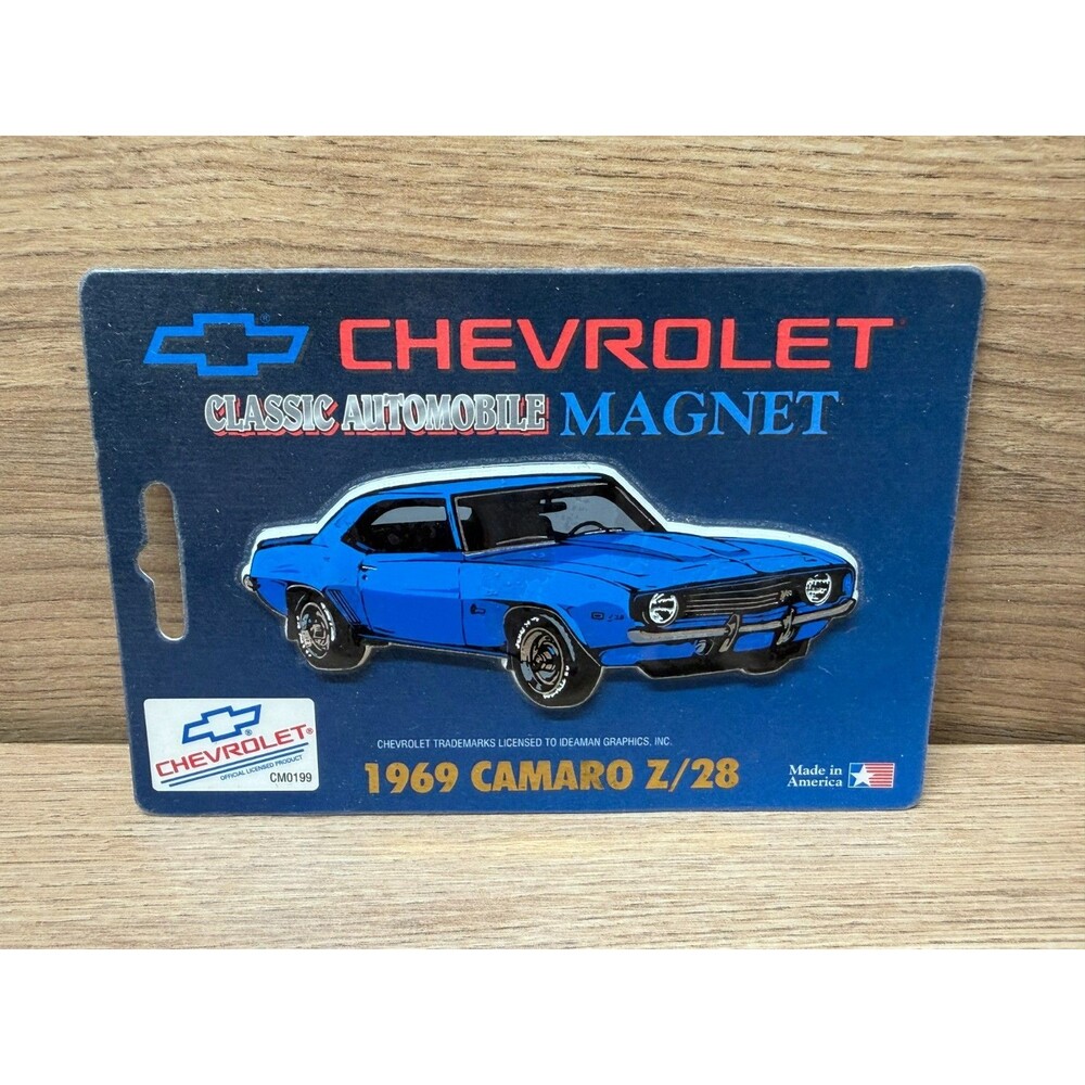 Vintage 1969 Camaro Z28 Chevrolet Classic Automobile Magnet Ideaman NOS Sealed